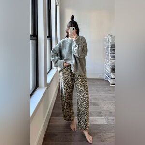 Le Bon Shoppe Arc Leopard Pants NWT